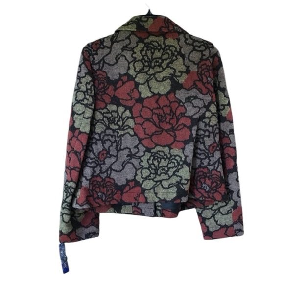 Pendleton Floral Wool Blend Button Up Blazer Jacket Size Large - Picture 16 of 16